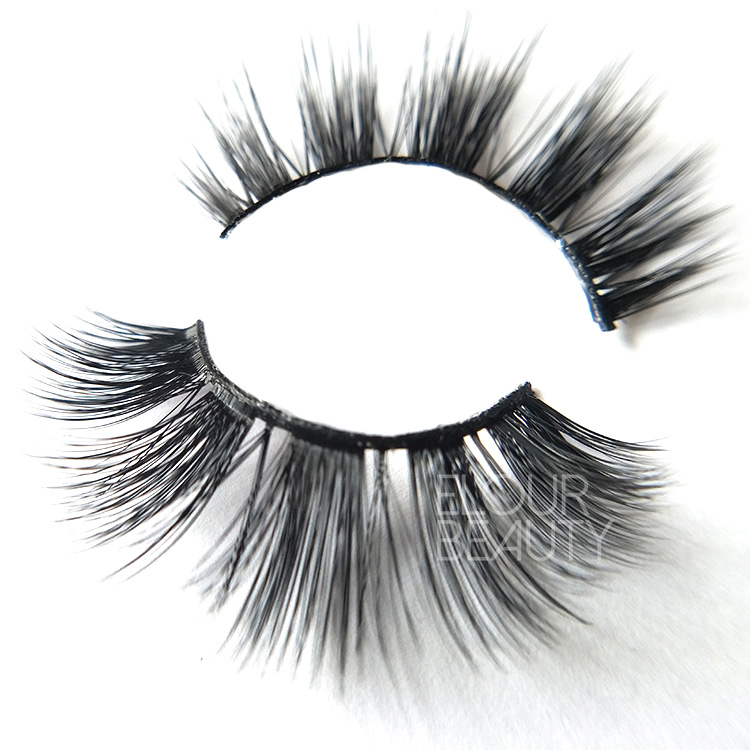 Beauty natural 3D faux mink lashes manufacturer China EL70